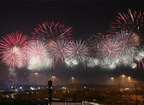 疏附县焰火晚会